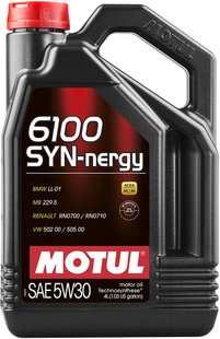 Motul 6100 Syn-nergy 5W-30, 4л.