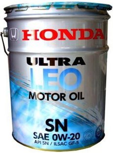 HONDA ULTRA LEO SP/GF-6 0W-20, 20л.