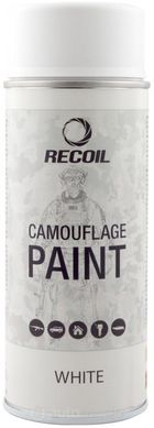 RecOil - Краска маскировочная аэрозольная - Белая матовая, 400мл