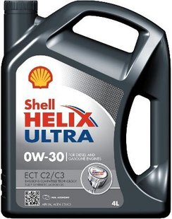 SHELL Helix Ultra ECT C2/C3 0W-30, 4л.