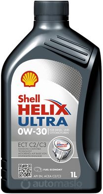 SHELL Helix Ultra ECT C2/C3 0W-30, 1л.
