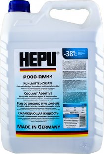 Охлаждающая жидкость Hepu RM11 готовая к применению синяя, 5л.