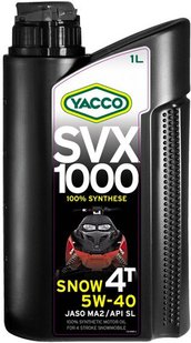 Yacco 1000 Snow 4T 5W-40, 4л.