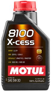 Motul 8100 X-cess 5W-30, 1л.