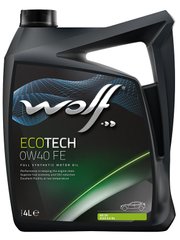 WOLF ECOTECH 0W-40 FE, 4л