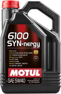 Motul 6100 Syn-nergy 5W-40, 4л.