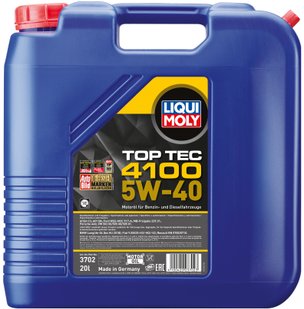 Liqui Moly Top Tec 4100 5W-40, 20л.