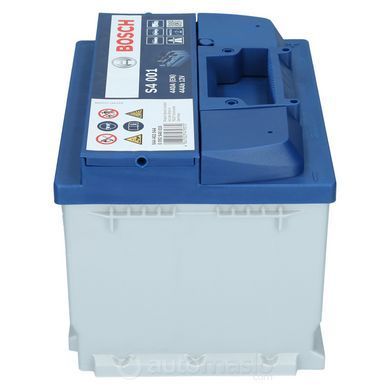Автомобильный аккумулятор BOSCH S4 001 12V 44Ah 440A (0092S40010)