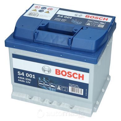 Автомобильный аккумулятор BOSCH S4 001 12V 44Ah 440A (0092S40010)