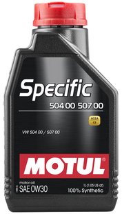 Motul Specific 504.00/507.00 0W-30, 1л.