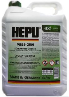 Охлаждающая жидкость Hepu RM11 готовая к применению зеленая, 5л.