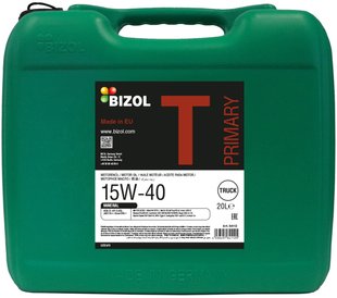 BIZOL Truck Primary 15W-40, 20л.