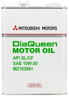 Mitsubishi DiaQueen Motor Oil SL/CF 10W-30, 4л.