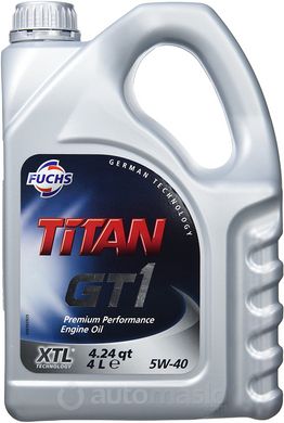 FUCHS TITAN GT1 5W-40, 4л.
