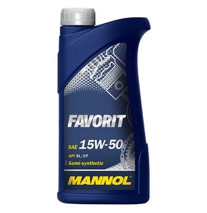 Mannol Favorit 15W-50, 1л.