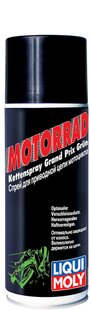 Liqui Moly Motorrad Ketten spray Grand Prix - смазка для цепи (зеленая), 0,2л