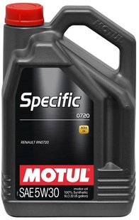 Motul Specific 0720 5W-30, 5л.