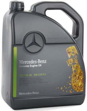 Mercedes Engine Oil 229.51 5W-30, 5л (A0009899701BAA4)