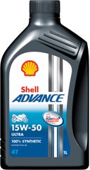 SHELL Advance 4T Ultra 15W-50 , 1л.