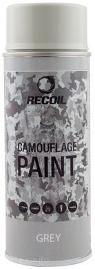 RecOil - Краска маскировочная аэрозольная - Серая, 400мл