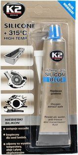 K2 SIL BLUE (BLUE SILICON +315С) 85g Силікон герметик (синій)