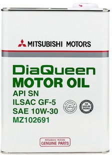 Mitsubishi DiaQueen Motor Oil SN/GF-5 10W-30, 4л.