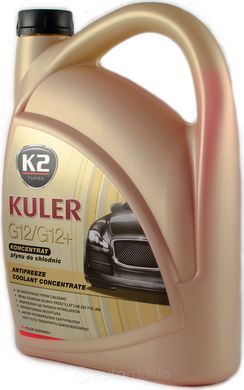 Антифриз-концентрат K2 KULER G12/G12+ червоний, 5л T215C