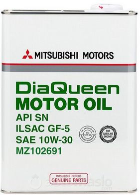Mitsubishi DiaQueen Motor Oil SN/GF-5 10W-30, 4л.