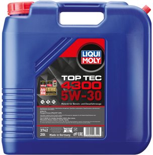 Liqui Moly Top Tec 4300 5W-30, 20л