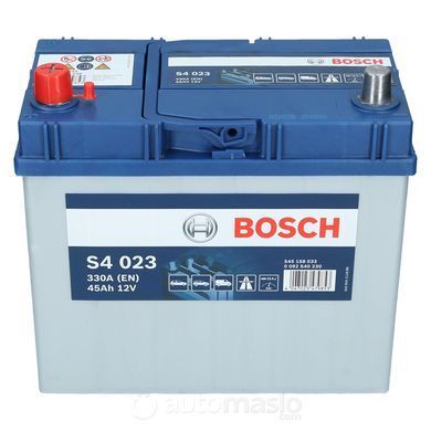 Автомобільний акумулятор BOSCH S4 023 12V 45Ah 330A (0092S40230)