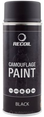 RecOil - Краска маскировочная аэрозолная - Черная, 400мл