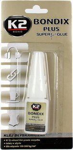 K2 BONDIX PLUS 10g. 15сек. Суперклей