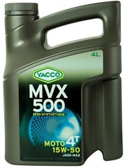 Yacco MVX 500 4T 15W-50, 4л.