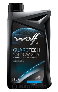WOLF GUARDTECH 80W GL-4, 1л
