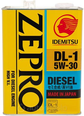 IDEMITSU ZEPRO Diesel DL-1 5W-30, 4л