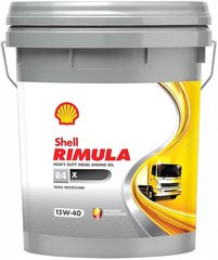 SHELL Rimula R4X 15W-40 CI-4, 20л.