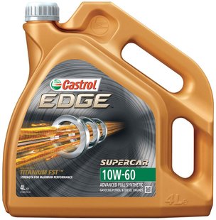 Castrol EDGE SuperCar TITANIUM FST™ 10W-60, 4л.