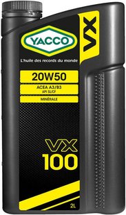 Yacco VX 100 20W-50, 2л.