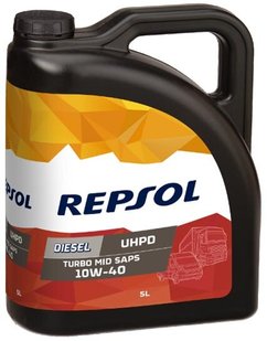 REPSOL DIESEL TURBO UHPD MID SAPS 10W40, 5л