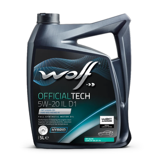 Wolf Officialtech 5W-20 IL D1, 4л