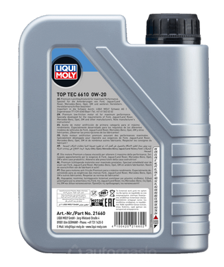 Liqui Moly Top Tec 6610 0W-20, 1л