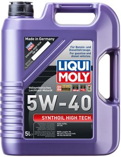 Liqui Moly Synthoil High Tech 5W-40, 5л. (1925)