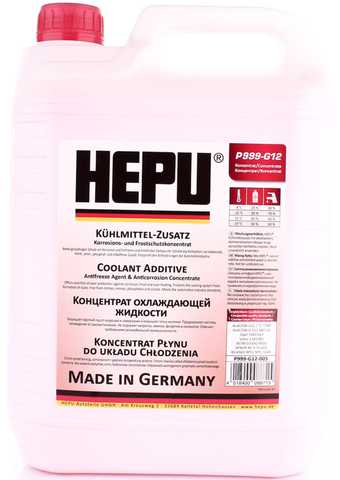 P999-G12 HEPU Kühlmittel Rot, 1,5l, -38(50/50)