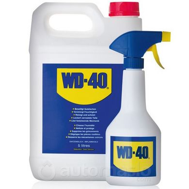 WD-40 универсальный аэрозоль, 5л + распылитель