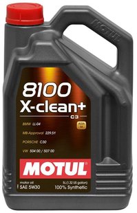 Motul 8100 X-clean+ 5W-30, 5л.