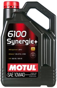 Motul 6100 Synergie+ 10W-40, 4л.