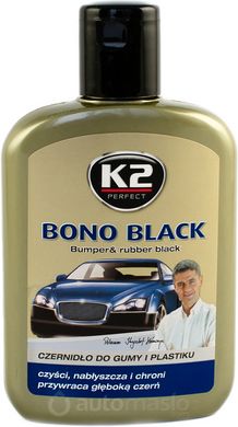 K2 BONO BLACK Средство по уходу за шинами и черными бамперами (жидкость)