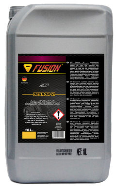 Трансмиссионное масло FUSION Dextron VI 10L