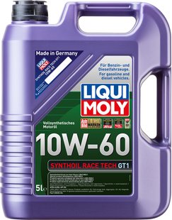 Liqui Moly Synthoil Race Tech GT1 10W-60, 5л