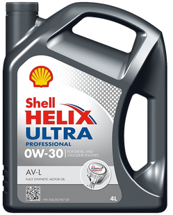 SHELL Helix Ultra Professional AV-L 0W-30, 5л.